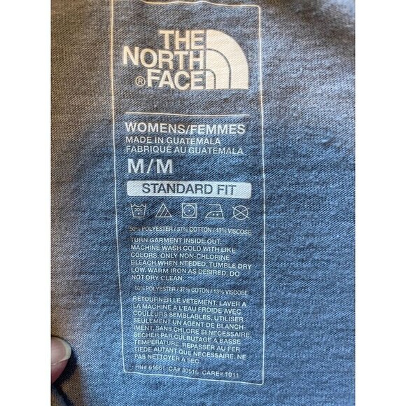 The North Face Womens Full Zip Hoodie Size M Blue Lightweight Standard Fit - Picture 8 of 11